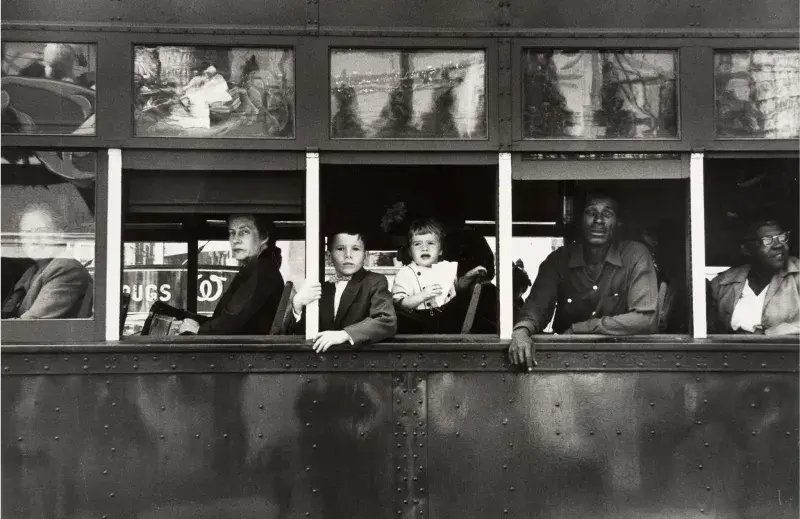 “Trolley — New Orleans” 1955, Album: Robert Frank and «The Americans»