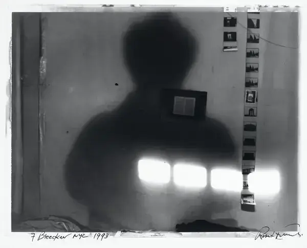 “New York City, 7 Bleecker Street” a self-portrait of the artist, September 1993, Album: Robert Frank and «The Americans»