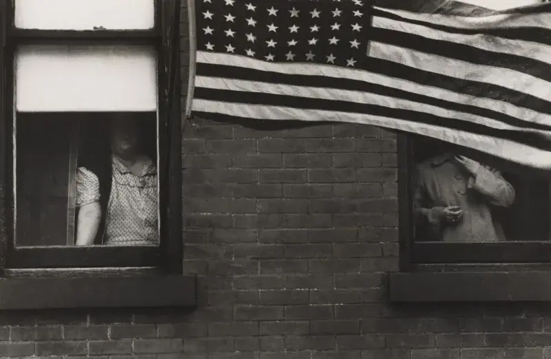 Parade, Hoboken, New Jersey, 1955, Album: Robert Frank and «The Americans»