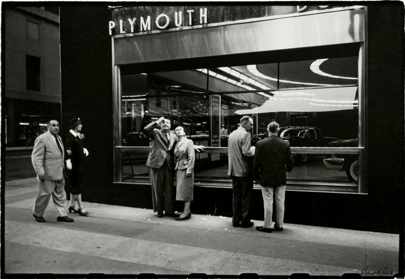 From the Bus (Plymouth Dealership) Lot Sold  53,340 USD, Альбом: «On the Road» by Robert Frank from the Collection of Arthur S. Penn