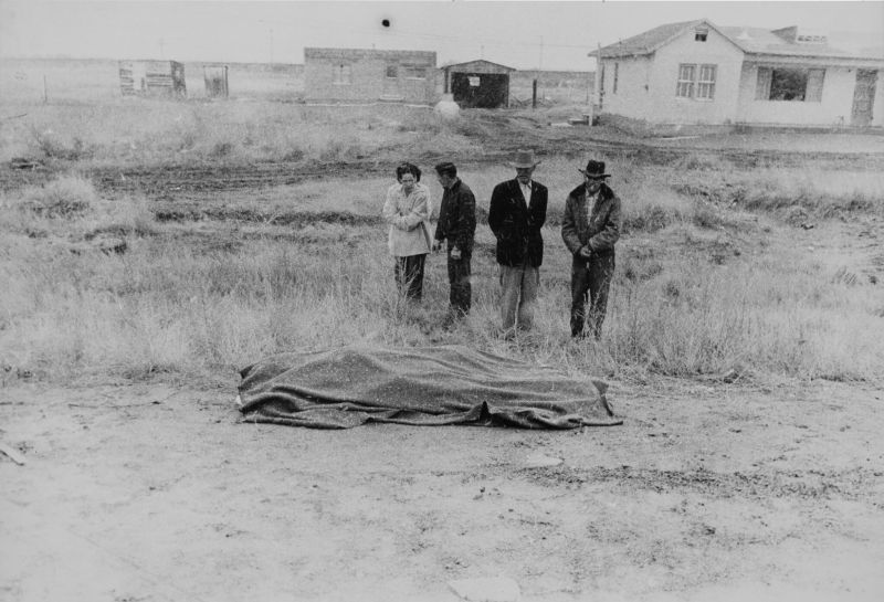 'Arizona' (Car Accident—U. S. 66, Between Winslow and Flagstaff, Arizona) Lot Sold  25,400 USD, Альбом: «On the Road» by Robert Frank from the Collection of Arthur S. Penn