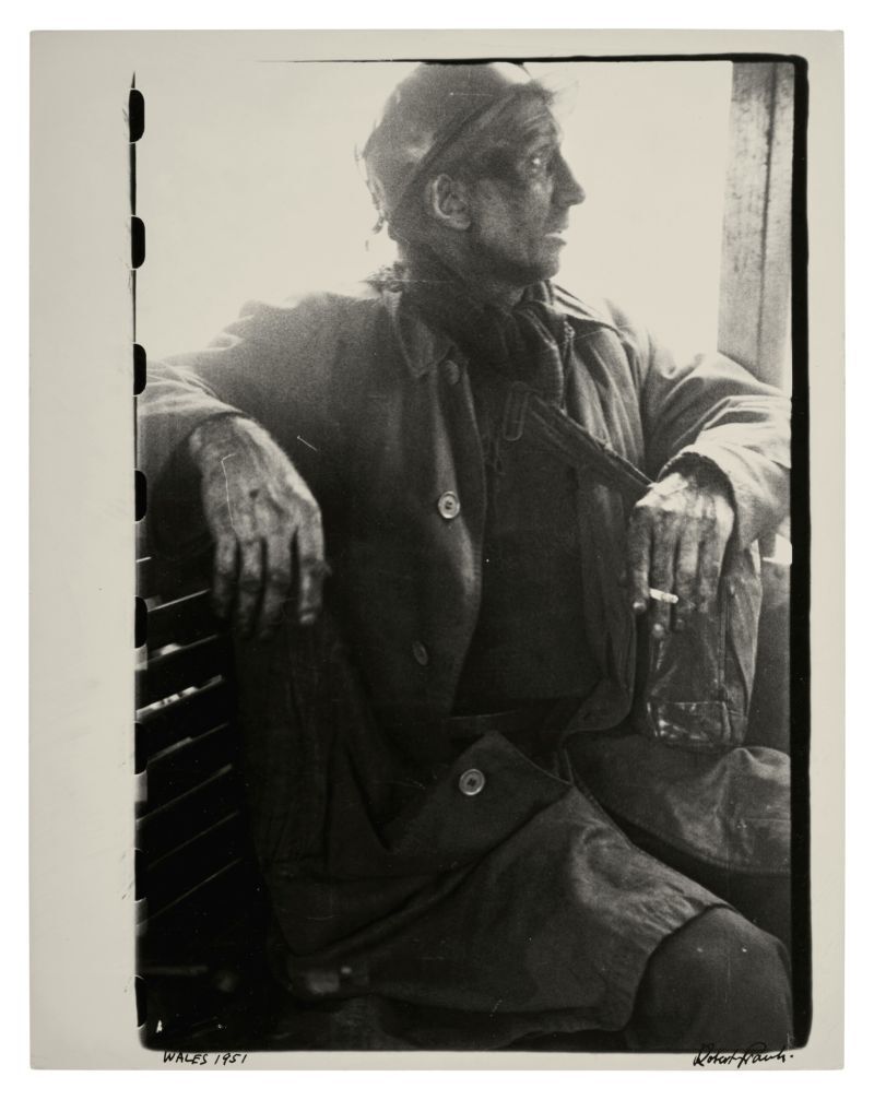 'Wales' (Miner) Estimate  30,000 - 50,000 USD, Альбом: «On the Road» by Robert Frank from the Collection of Arthur S. Penn