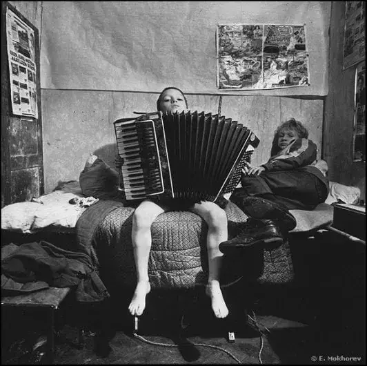 Sasha and Serezha (accordion)  Temporary Orphanage, 1991, Album: Evgeny Mokhorev «Games Children Play» (1987-1993)