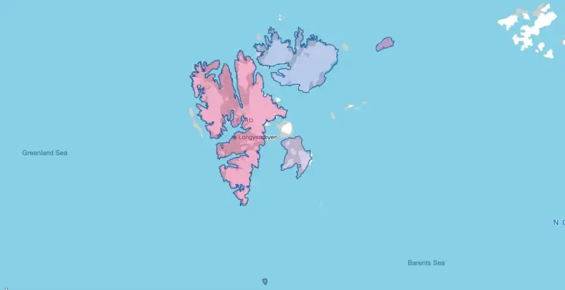 Arctic archipelago of Svalbard