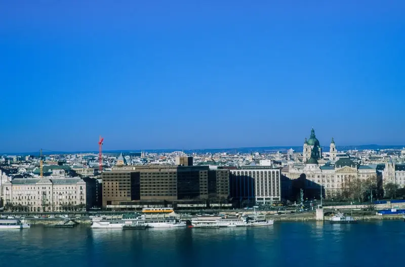 Budapest, Hungary — View on Budapest Marriott Hotel — photo captured with LS-5000