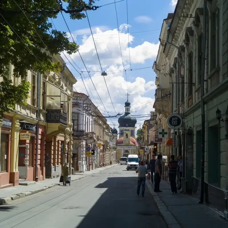 Chernivtsi, Chernivtsi Oblast, Ukraine — Kodak ProBack — photo captured with ProBack645