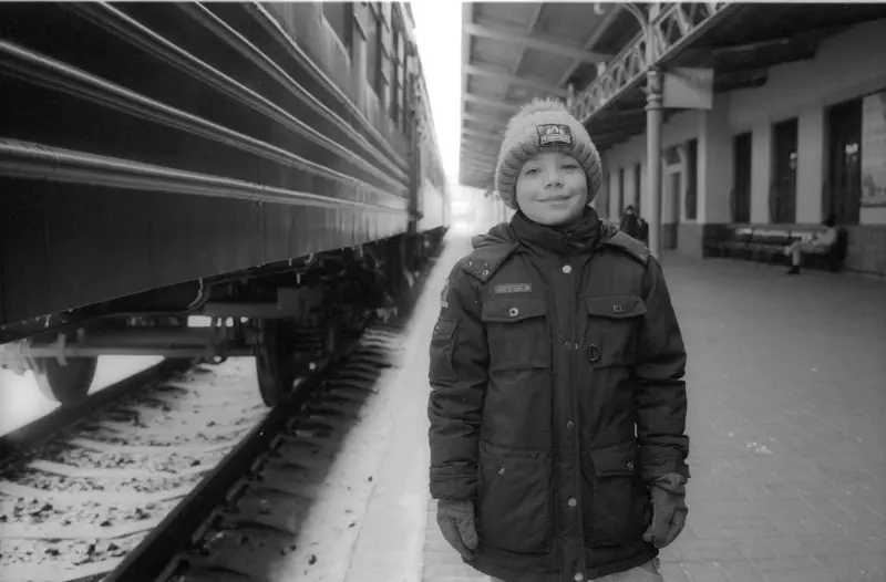 Plosha Rynok, Lviv, Lviv Oblast, Ukraine — Winter in Lviv — photo captured with LS-4000